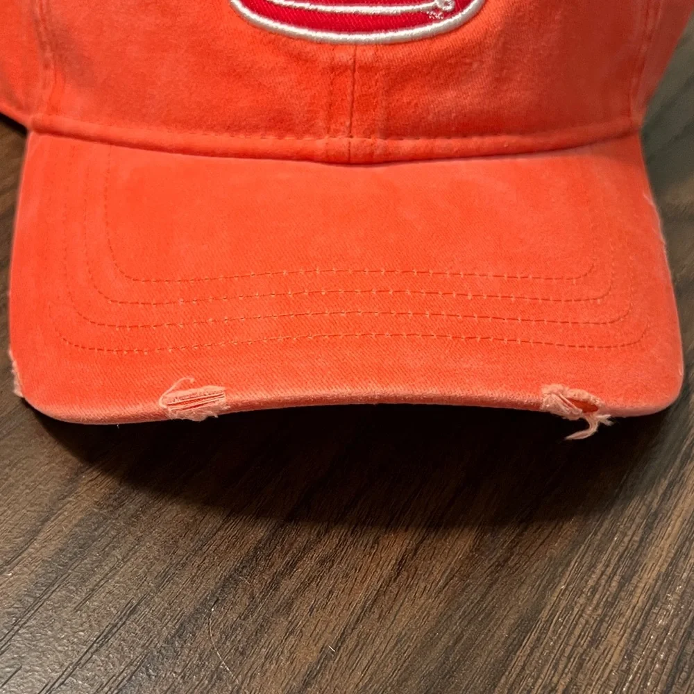 Von Dutch Bright Orange Logo Dad Cap - Picture 5 of 7